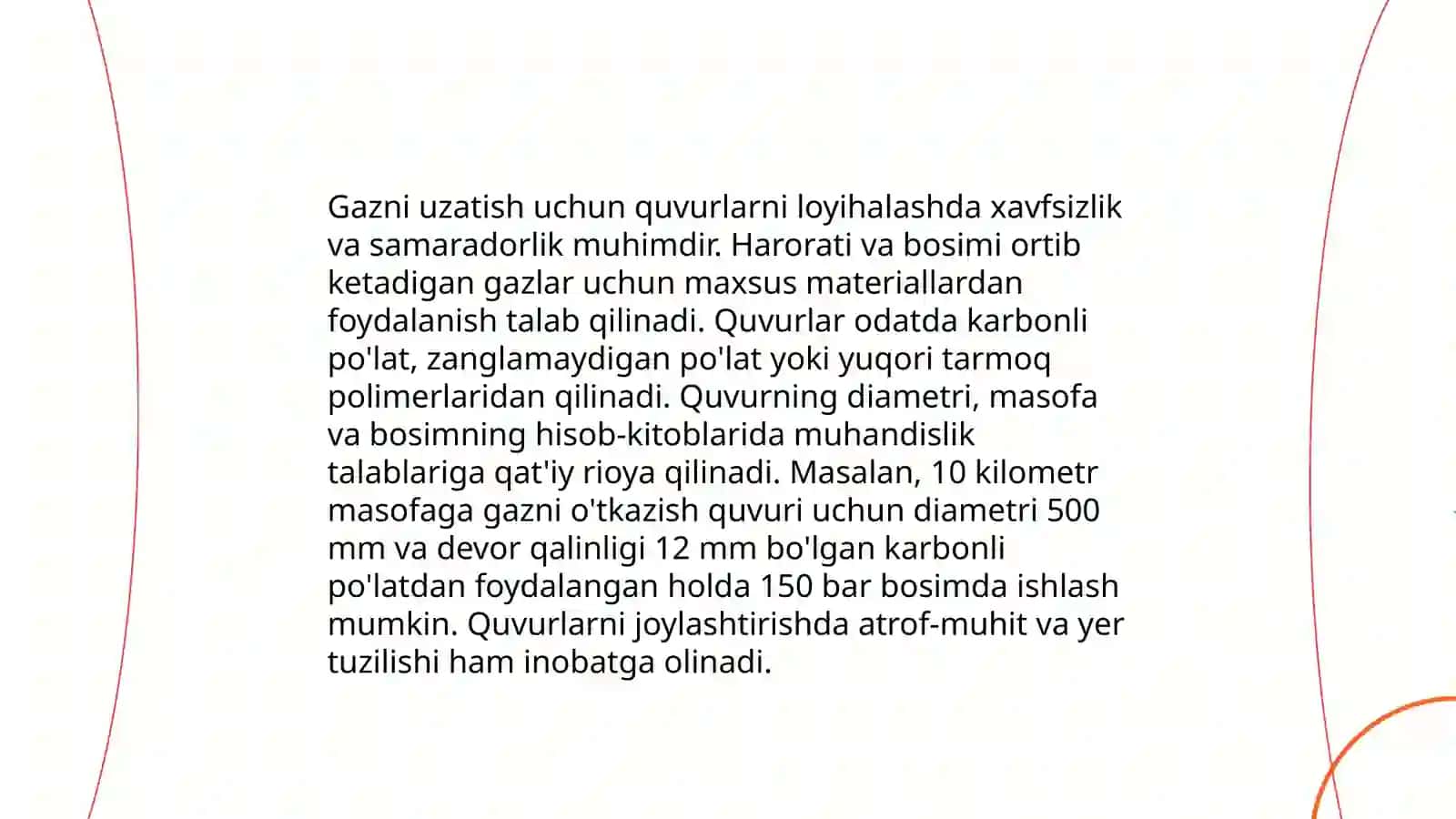Gaz saqlash tizimlarini loyihalash 4