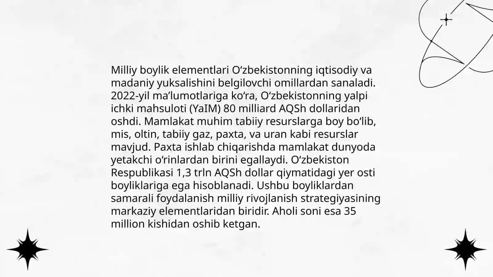 Milliy boylik statistikasi 4