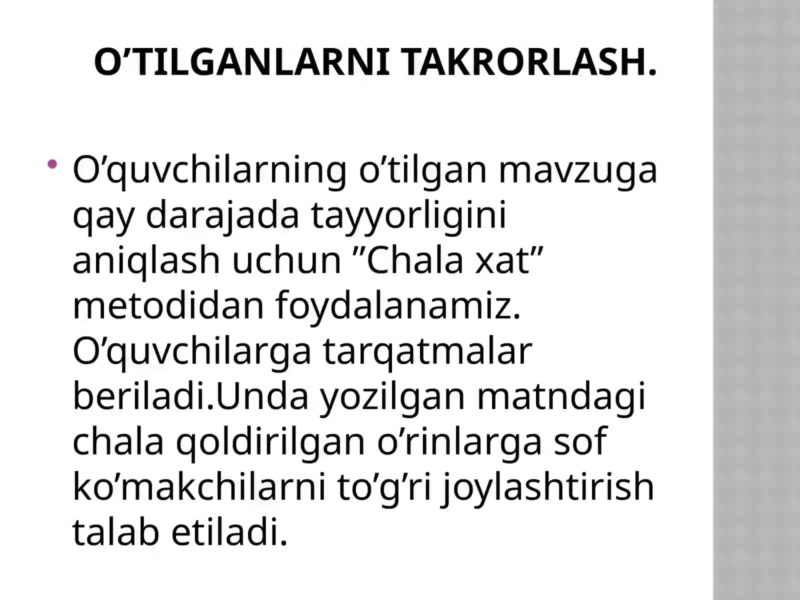 Modal so‘zlarning ma’noturlari ( 7-sinf, II chorak) 4