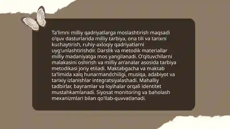 Davlat ta'lim siyosatining asosiy tamoyillari 4