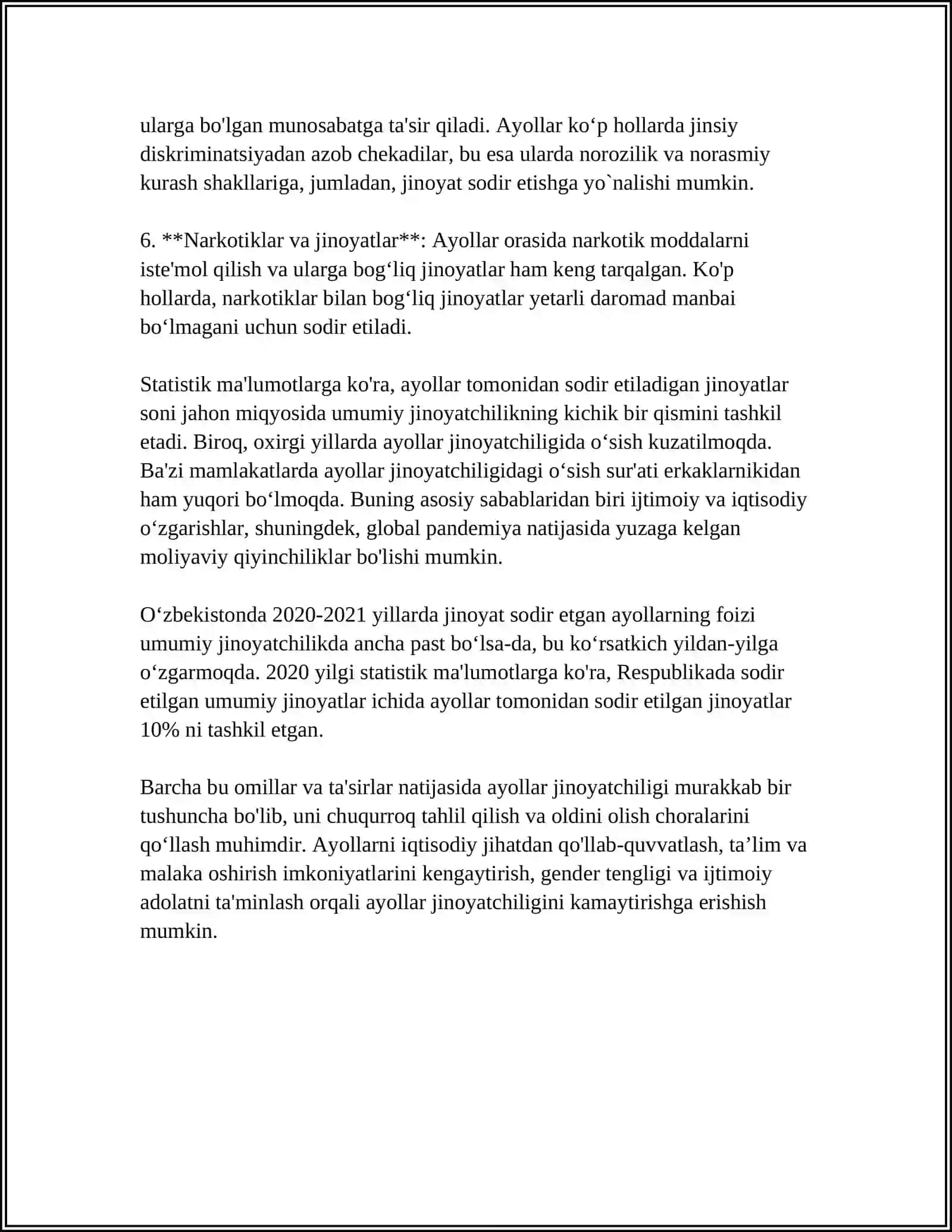 AYOLLAR JINOYATCHILIGINING KRIMINOLOGIK TASNIFI 4