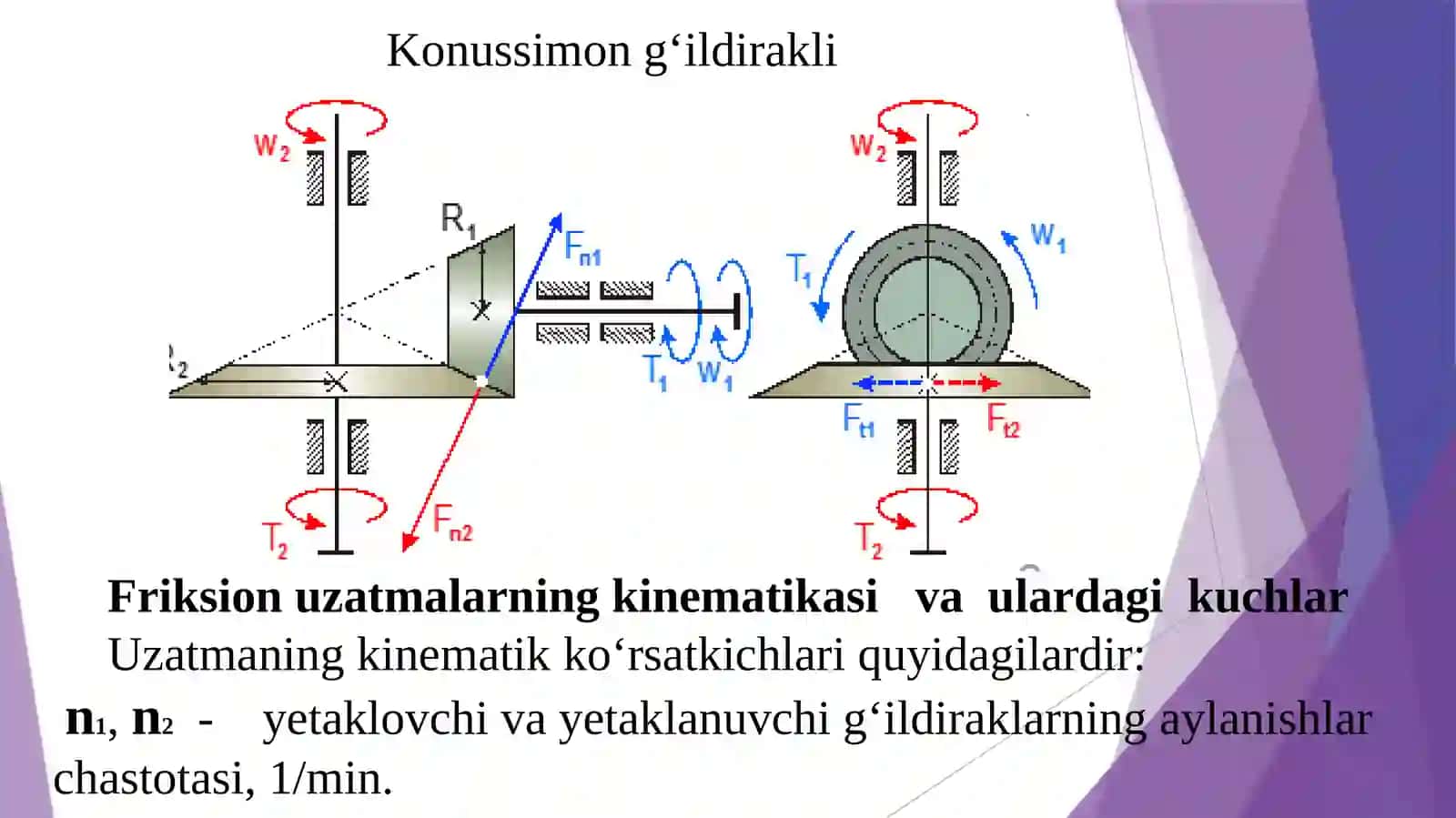 Friksion uzatmalar va variatorlar 4