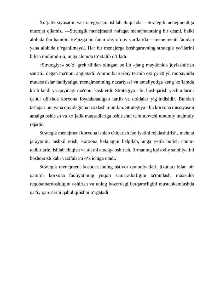 STRATEGIK MENEJMENT 4