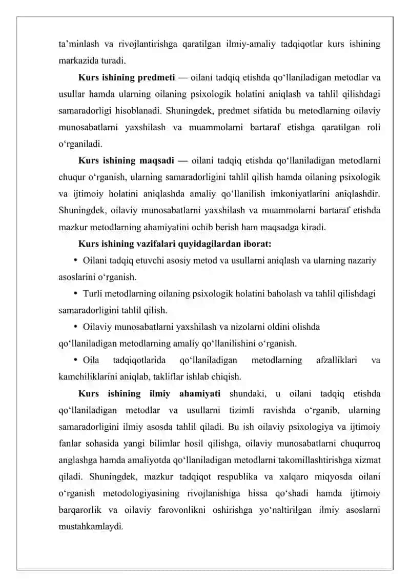 Oilani Tadqiq Etuvchi Metodlar 4