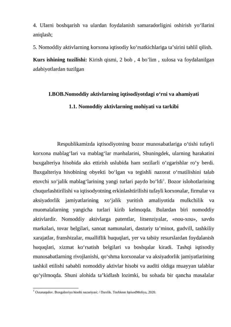 Korxonaning nomoddiy aktivlari tahlili 4