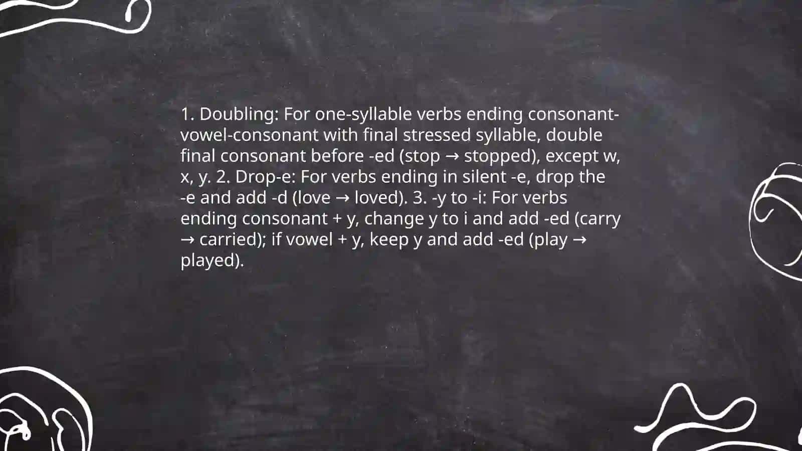 Past Simple 4