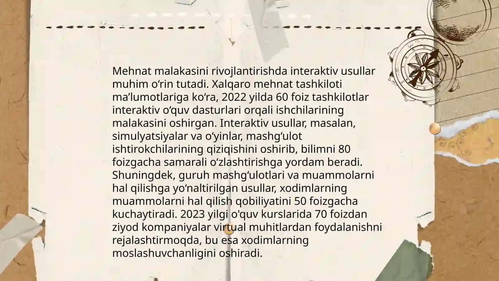 Mehnat Malakasini Shakllantirish 4