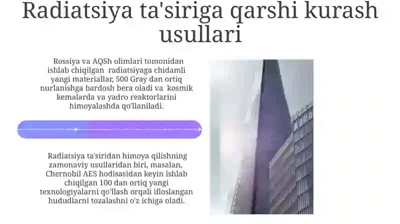Radiatsiyadan Himoya Vositalari 4