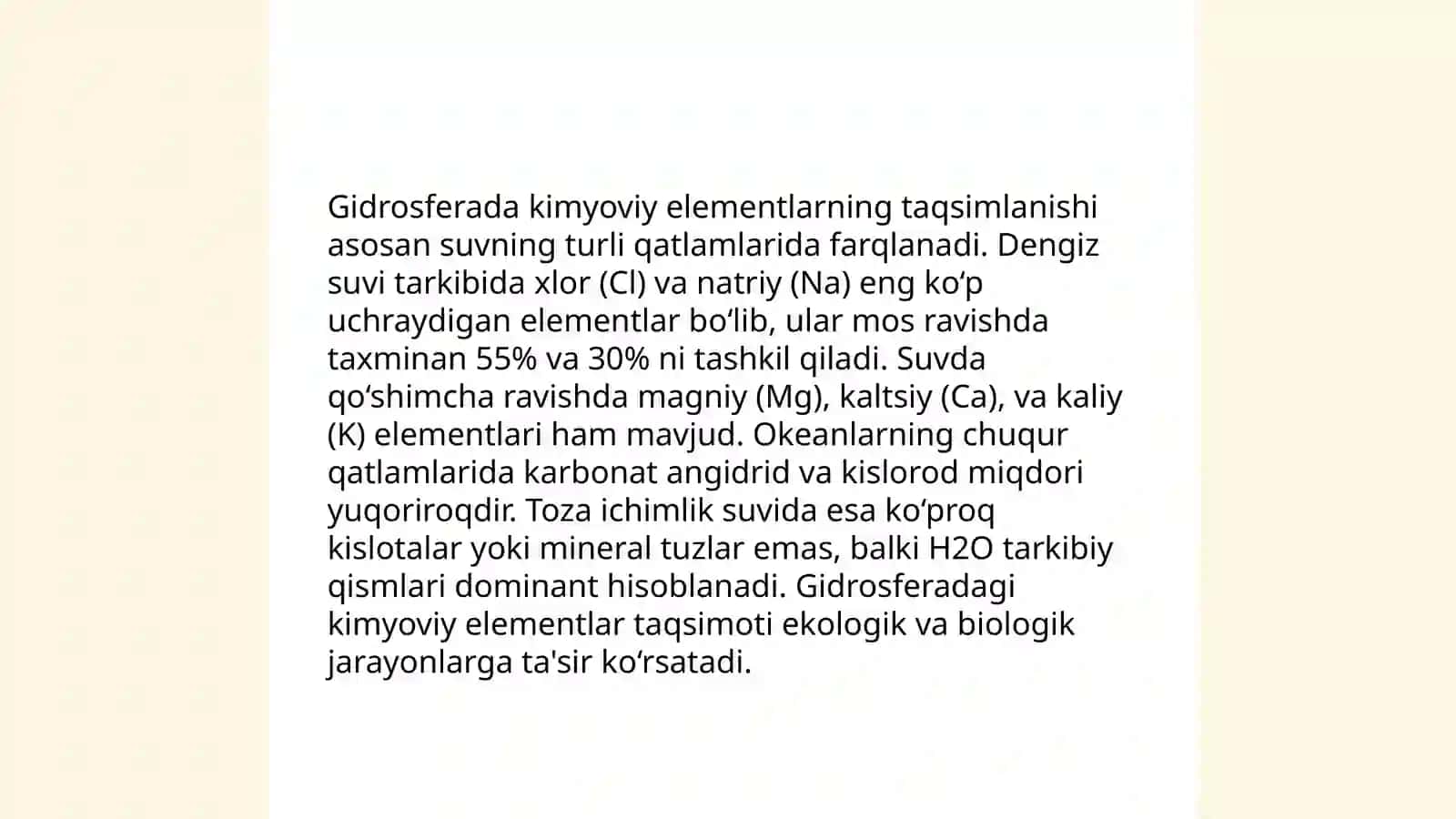 Gidrosfera geokimyosi 4
