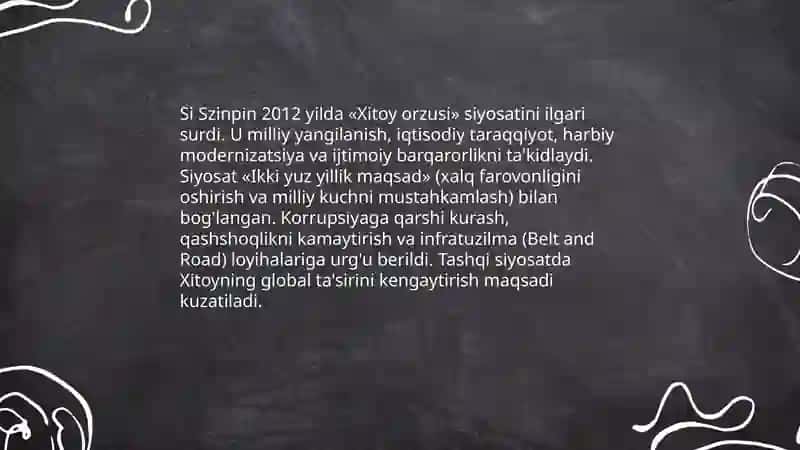 Xitoy orzusi 4