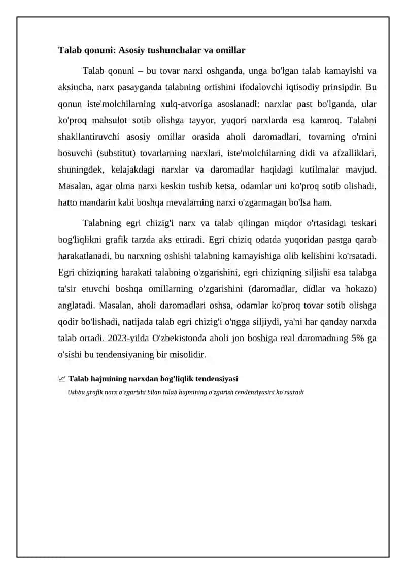Talab va taklif qonunlari 4