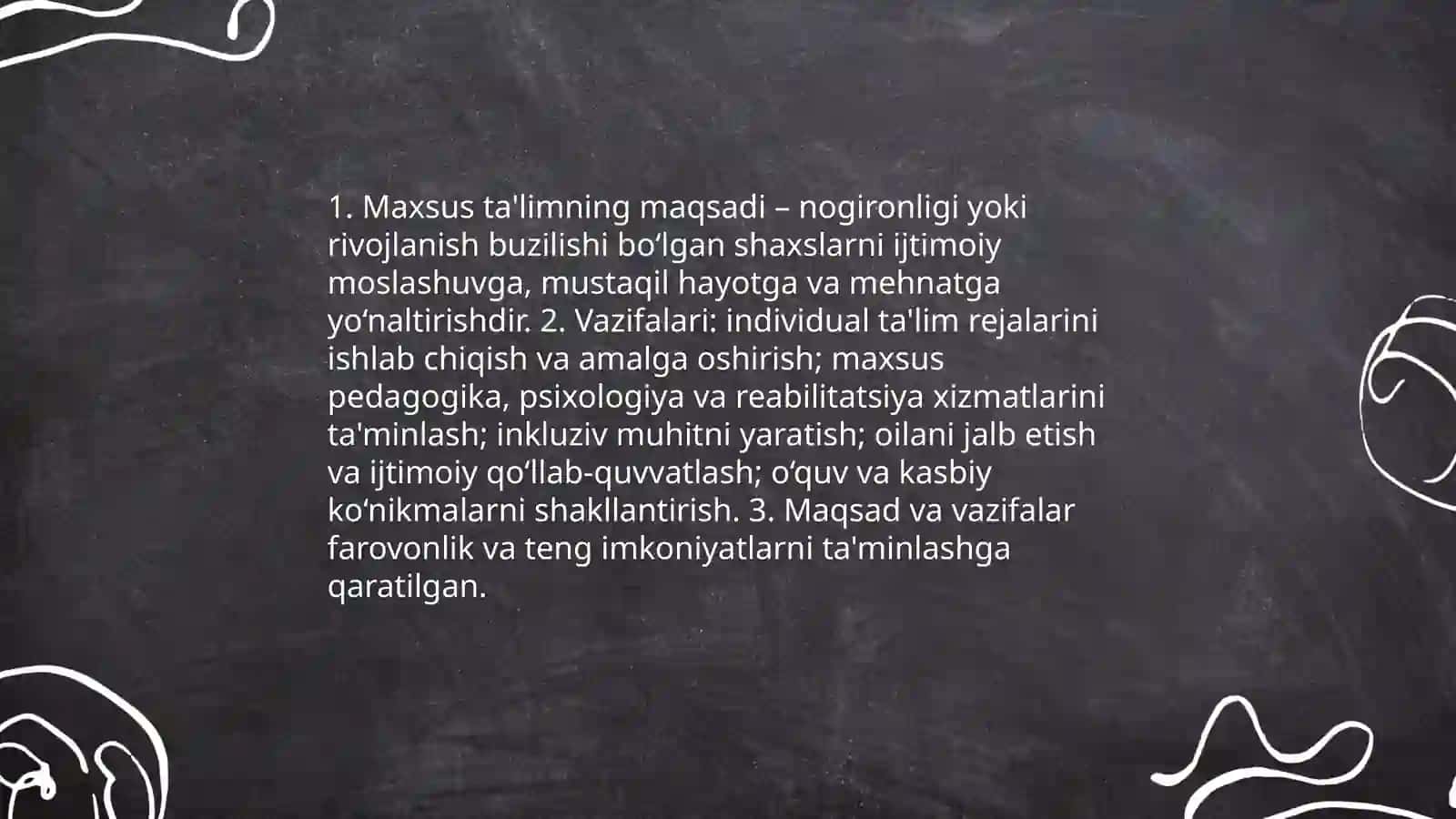 Maxsus ta'lim tushunchasi va uning mohiyati 4