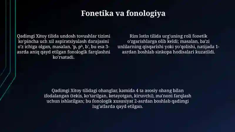 Tarix va rivojlanish 4