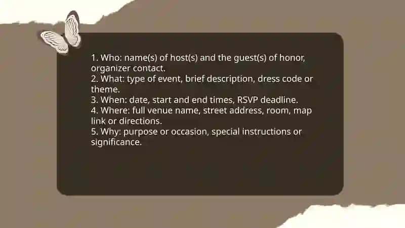 Writing invitation cards 4