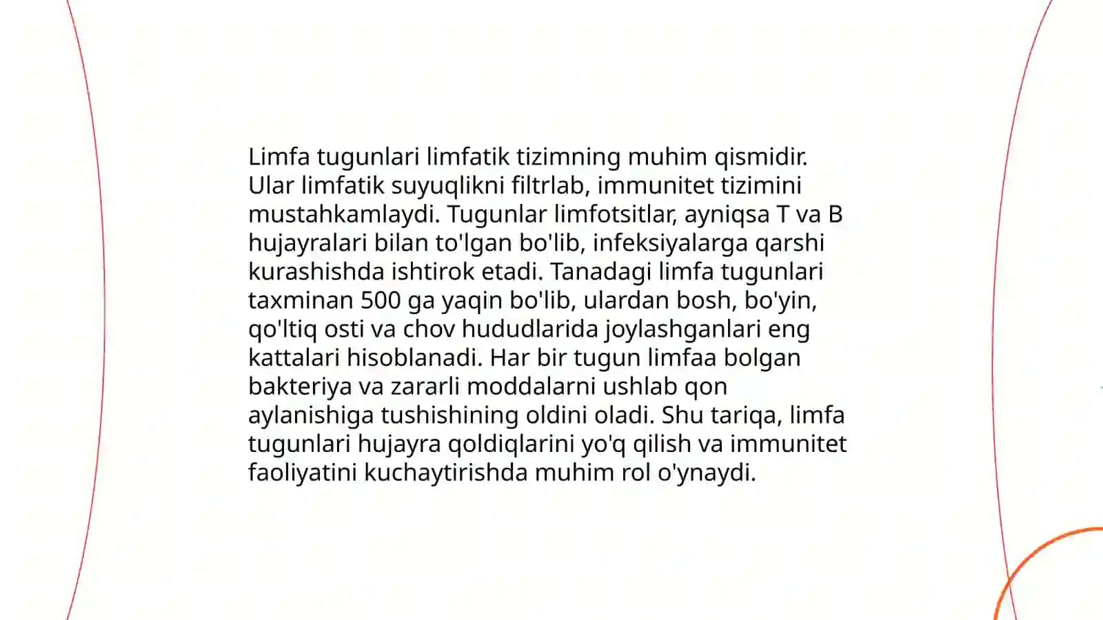 Limfa sistemasi va uning tanaga xos jihatlari 4