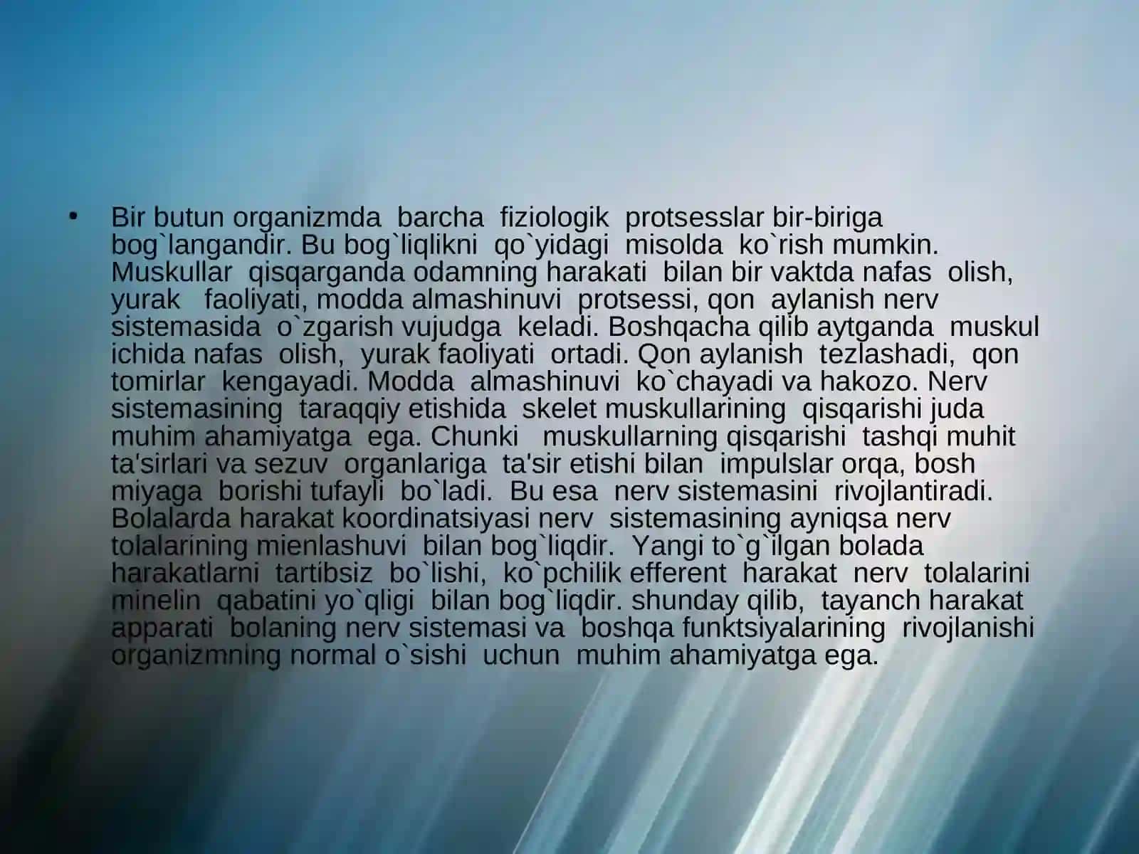 Bolalarda qad-qomatning 4