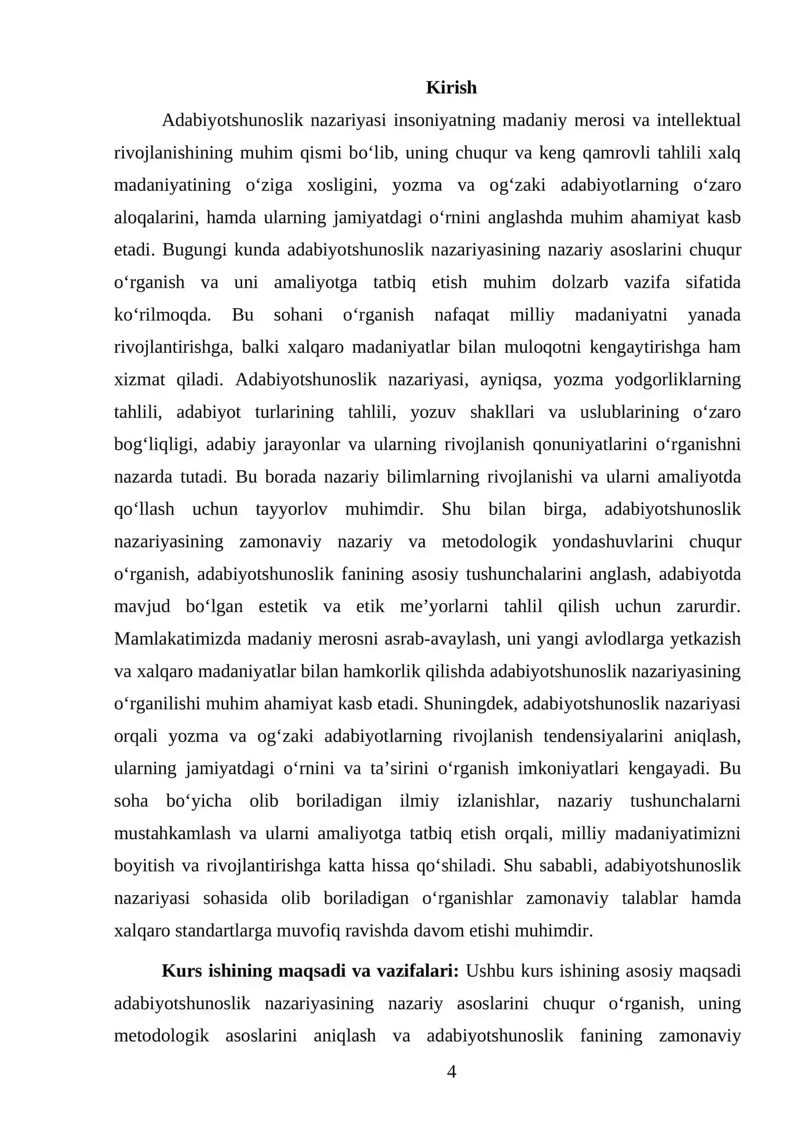ADABIYOTSHUNOSLIK NAZARIYASI 4