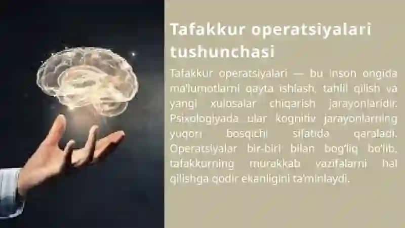 Tafakkur operatsiyalari 4