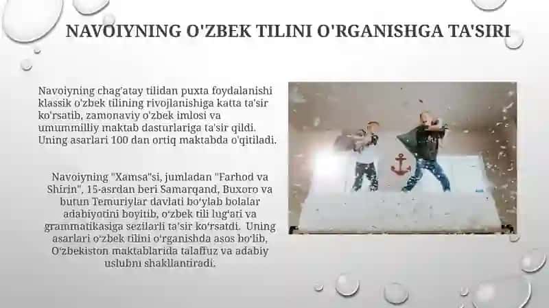 Navoiy asarlarining bolalarga oʻrni 4