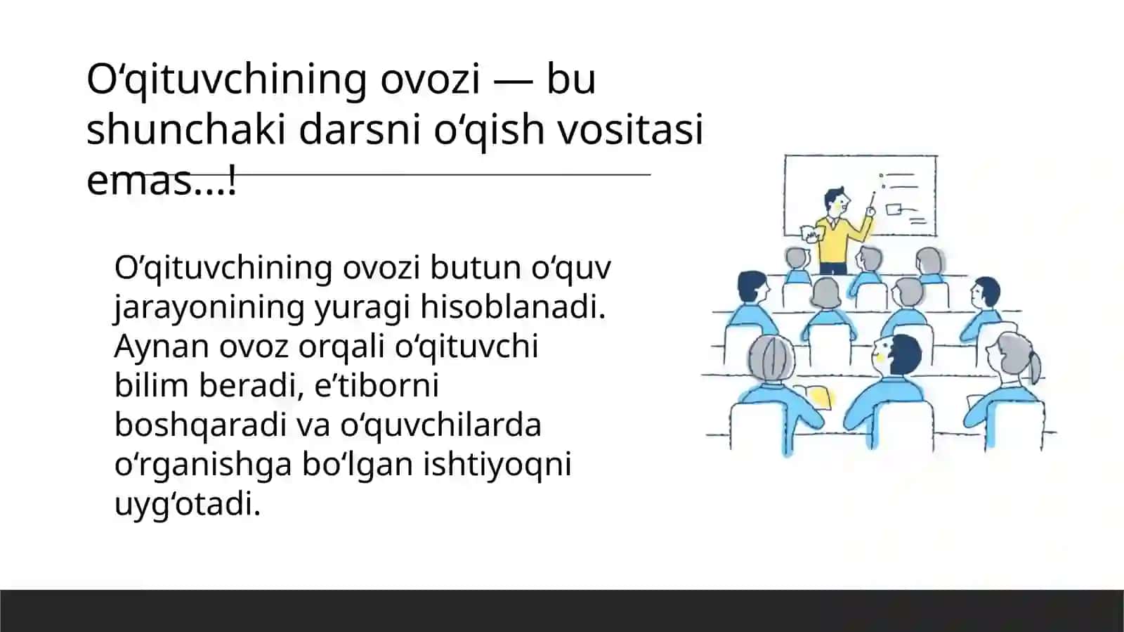 Impact of Teacher’s Voice in the Classroom 4