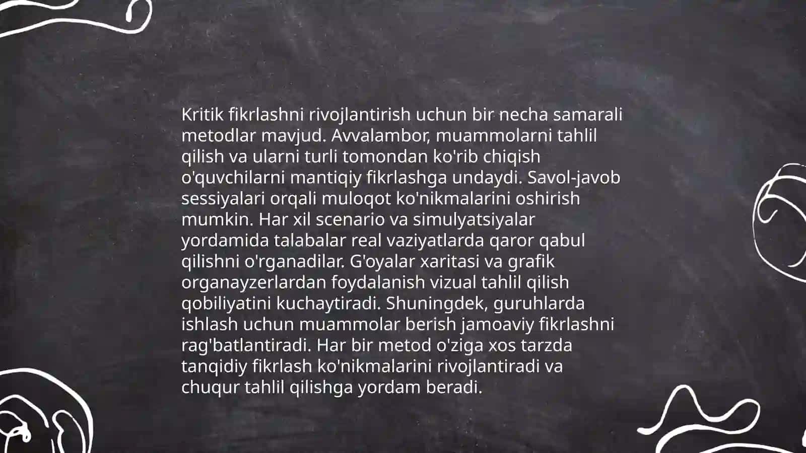 Pisa xalqaro baholash dasturi talablari 4