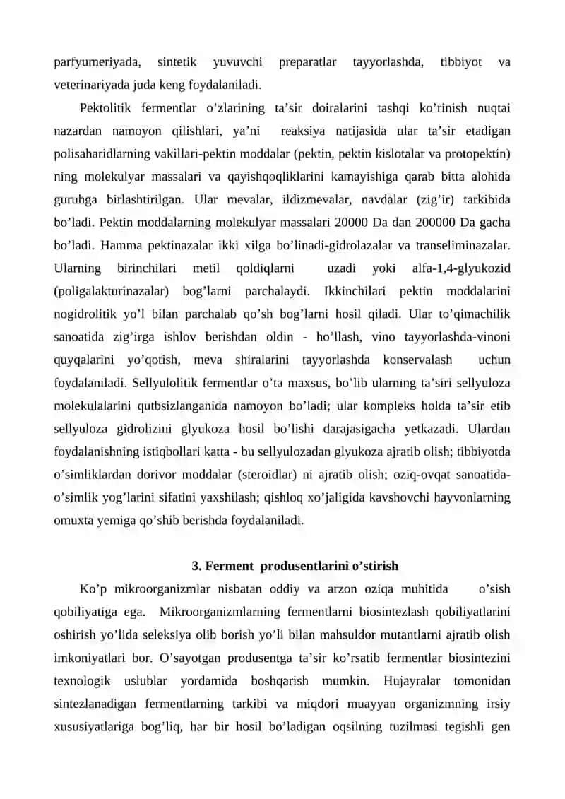 Fermentlarning umumiy tavsifi 4