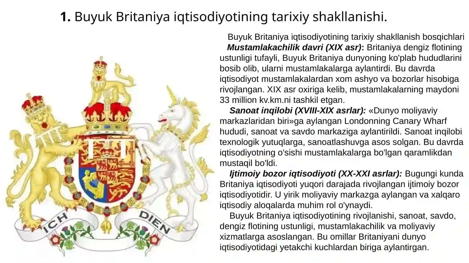 Iqtisodiyotning rivojlanishi 4