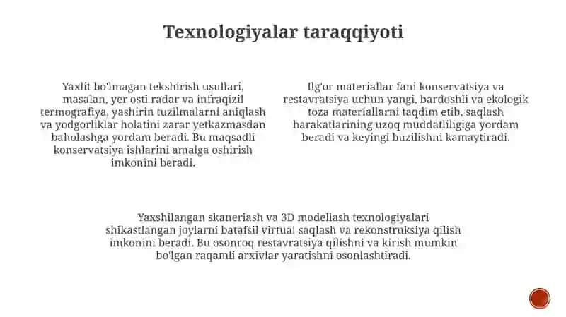 Tiklovchi konservatsiya 4