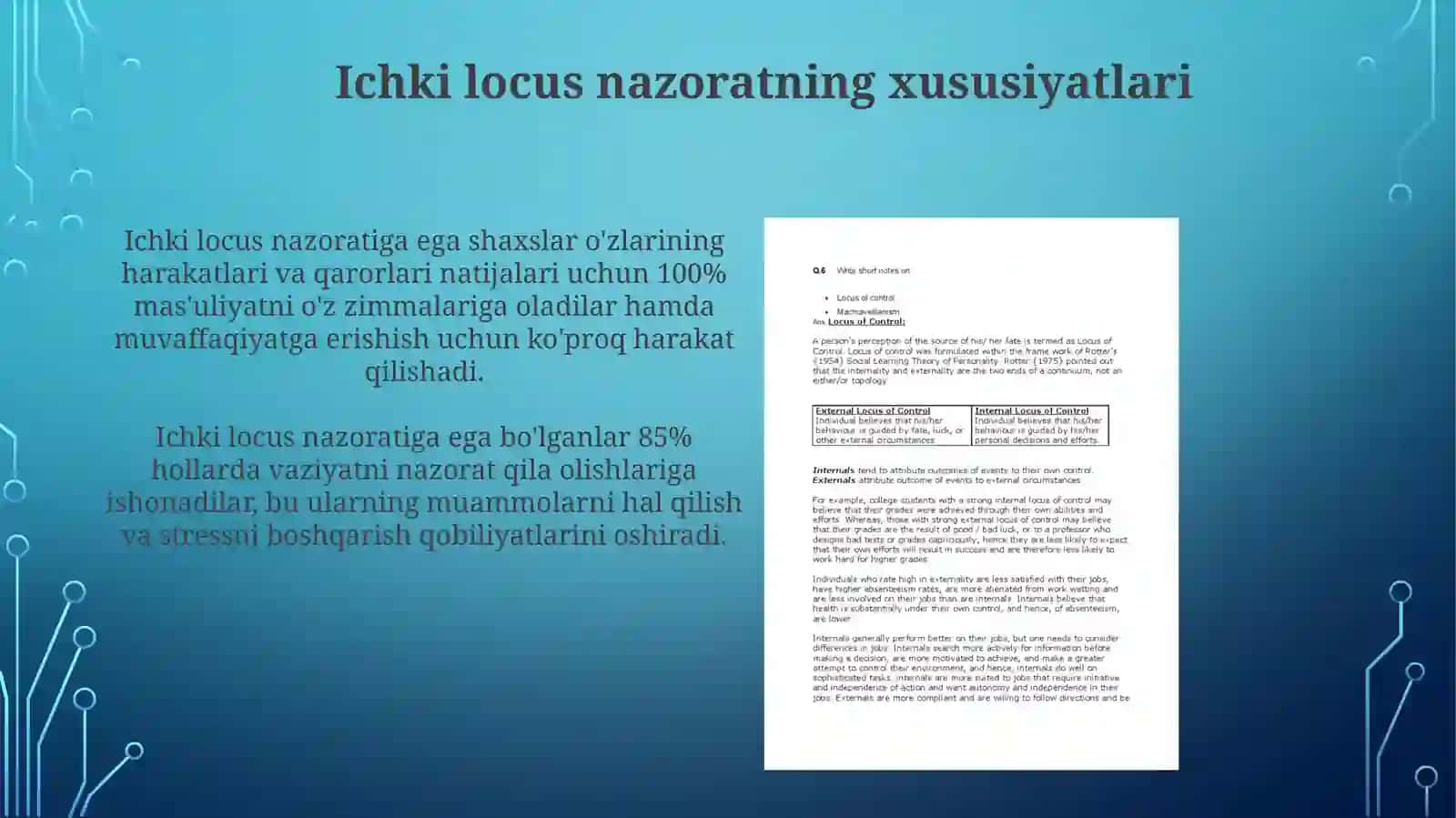 Lokus nazorati 4