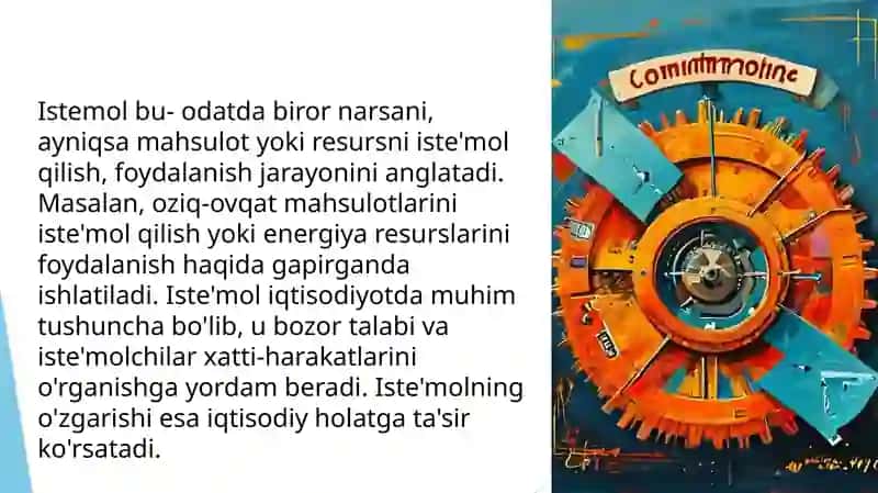 Istemol, jamg’arish va investitsiya 4