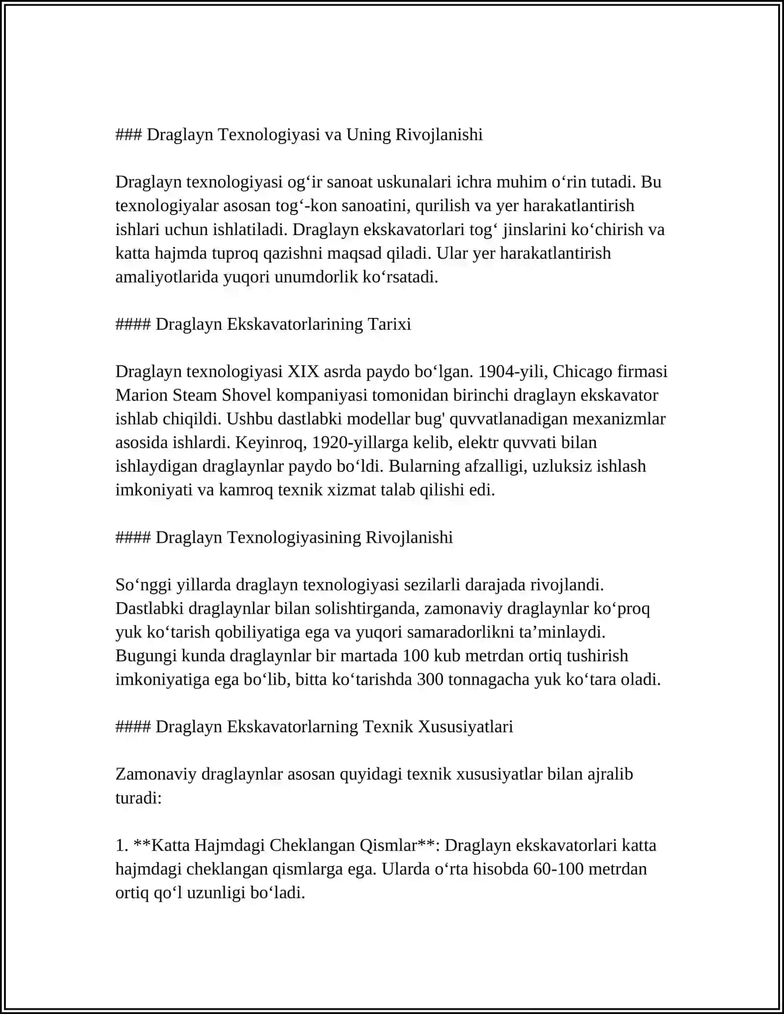 DRAGLAYN, GREYFER, ZANJIRLI EKSKAVATOR 4
