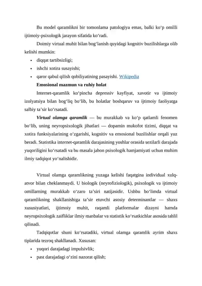 Virtual olamga qaramlik fenomeni 4