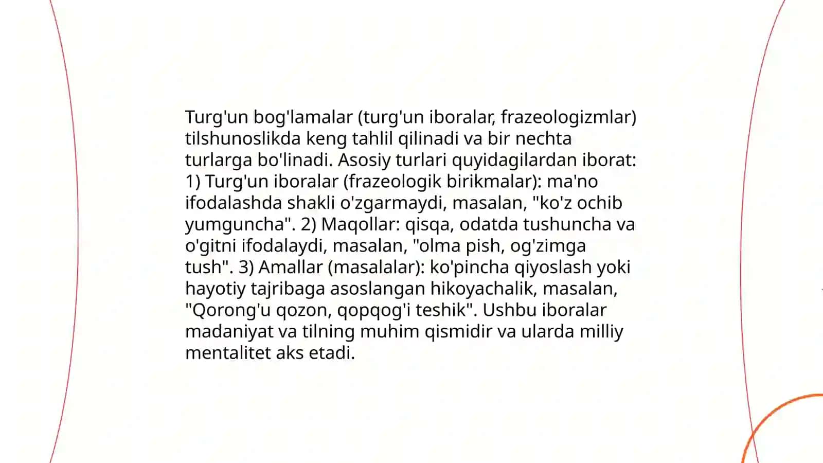 So'z birikmasi va turgʻun bogʻlamalar 4