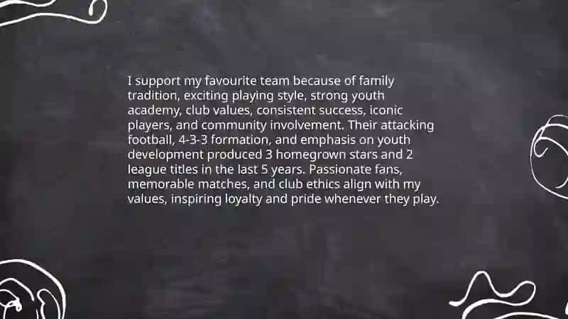 My Favourite Football Team 4