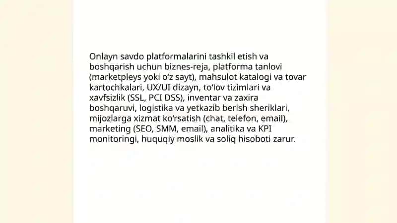 Internetda biznes jarayonlarini tashkil etish 4