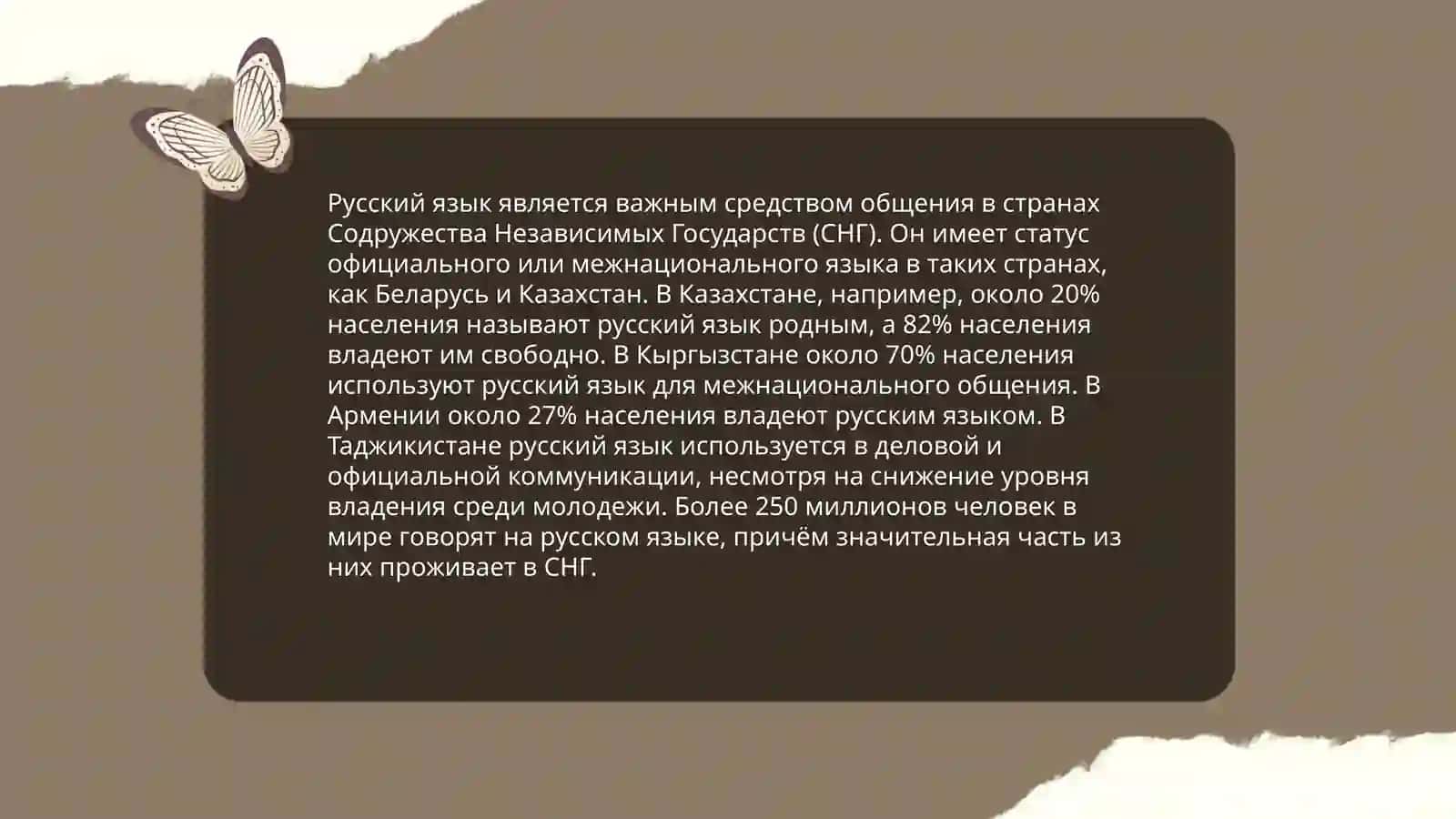 Русский язык в мире 4