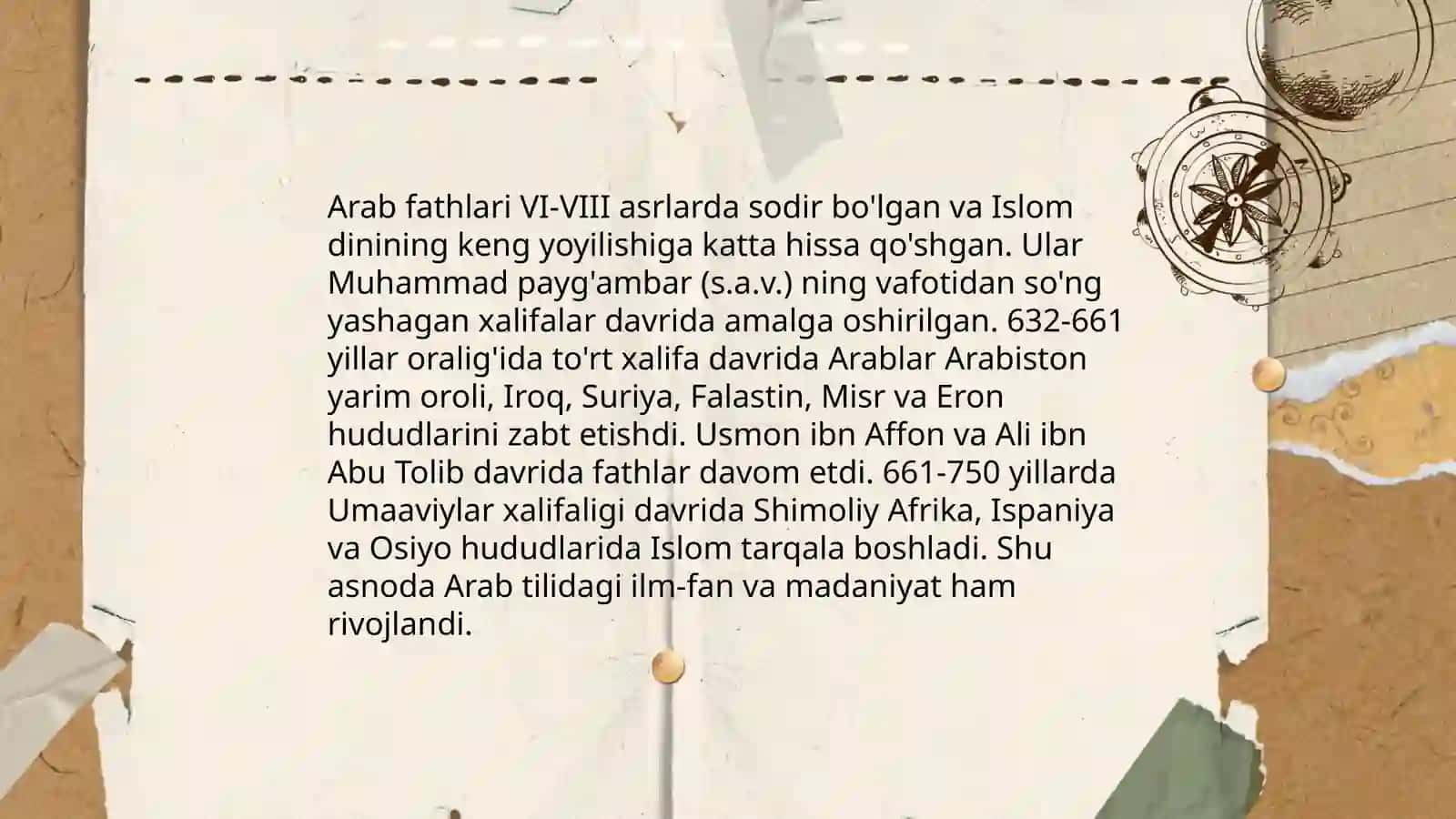 Islomning Oʻrta Osiyoga Kirib Kelishi Tarixi 4
