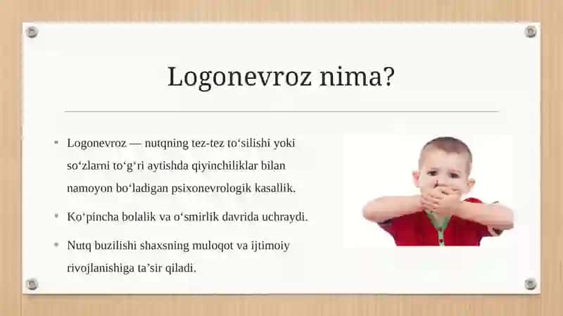 Logonevroz kasalligining kelib chiqishi sabablari 4