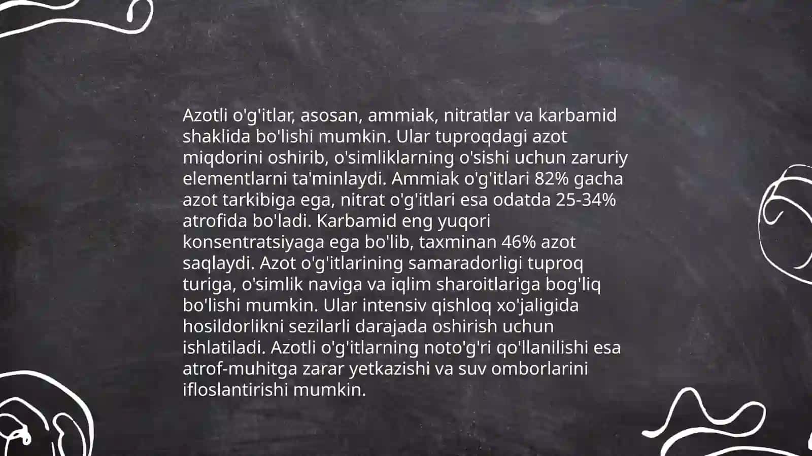 Azotli o'g'itlar 4