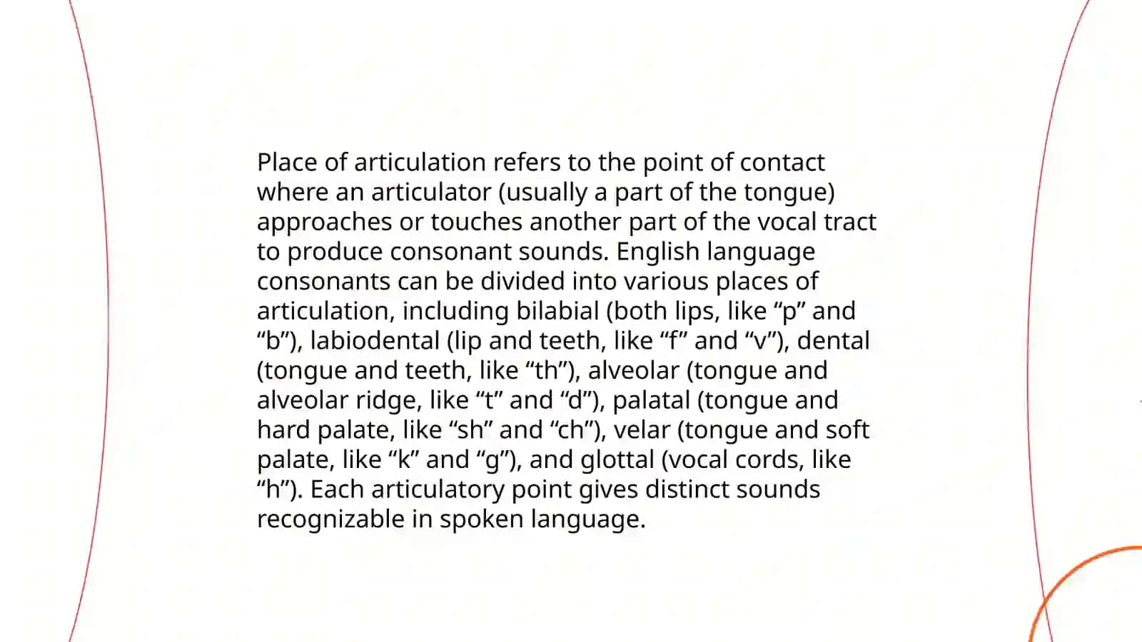 The Classification of Consonant Sounds 4