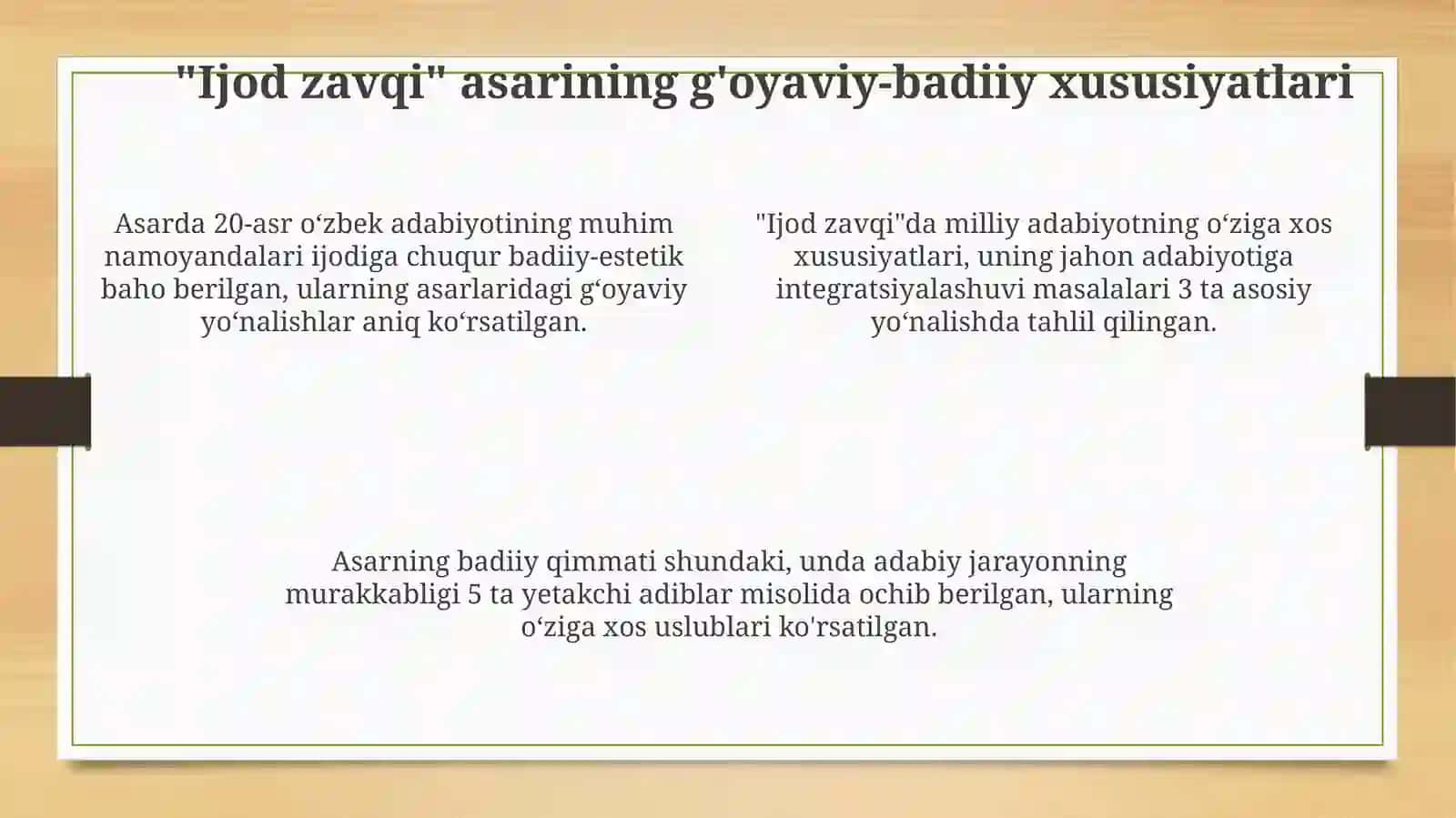 OzodSharafiddinovning“Ijodnianglashbaxti”nomliadabiytanqidgaoidasari 4
