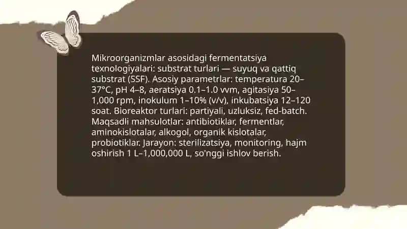 Mikroorganizmlar biotexnologiyasi 4