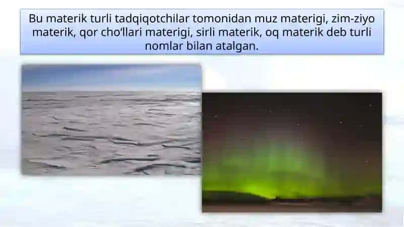 ANTARKTIDA Geografik xususiyatlari 4
