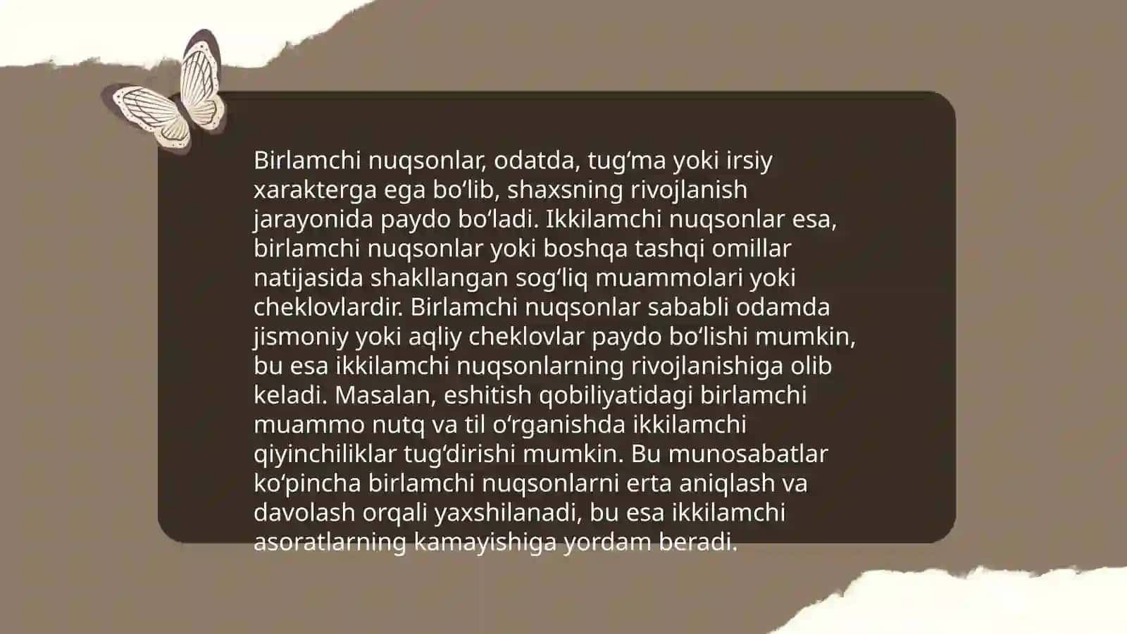 Murakkab (mujassam) nuqson oqibatidagi nutq rivojlanishi 4