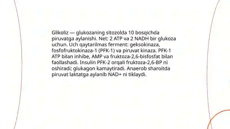 Modda va energiya almashinuvi fizalogiyasi 4