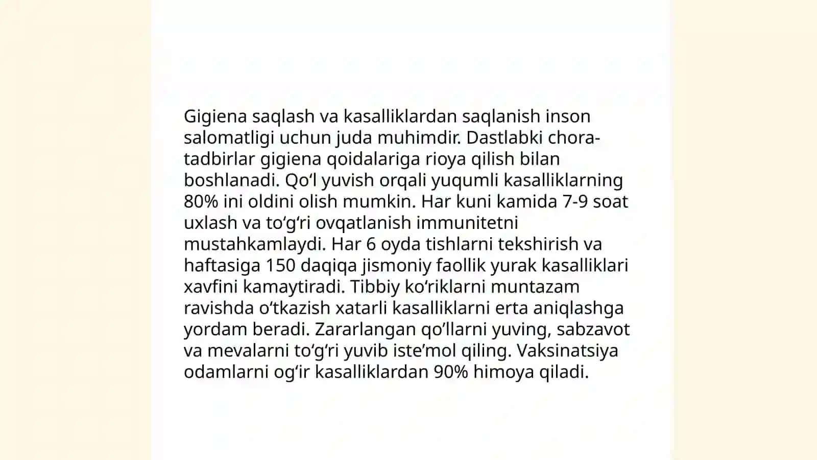 Tanani parvarishlashning salomatlikka ta'siri 4