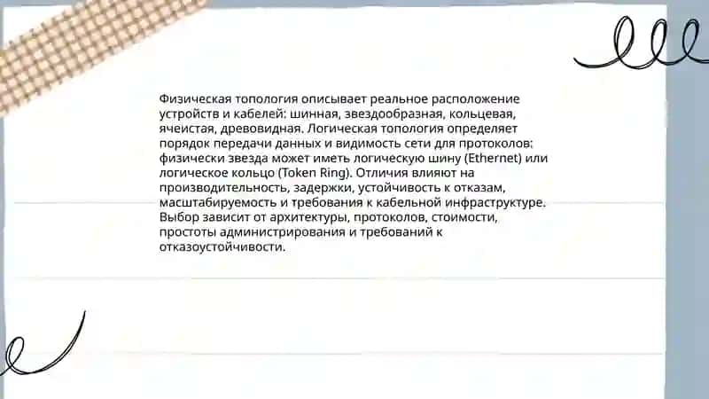 Топология сети 4