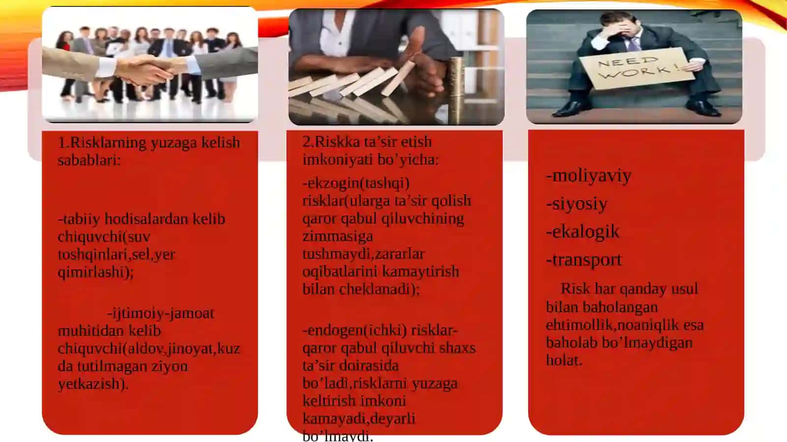Mavhumlik va tavakkalchilik 4