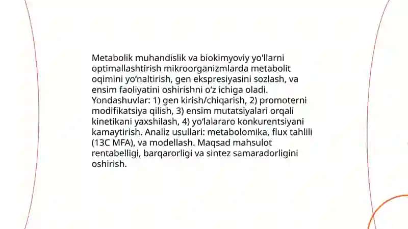Mikroorganizmlar muhandisligi 4