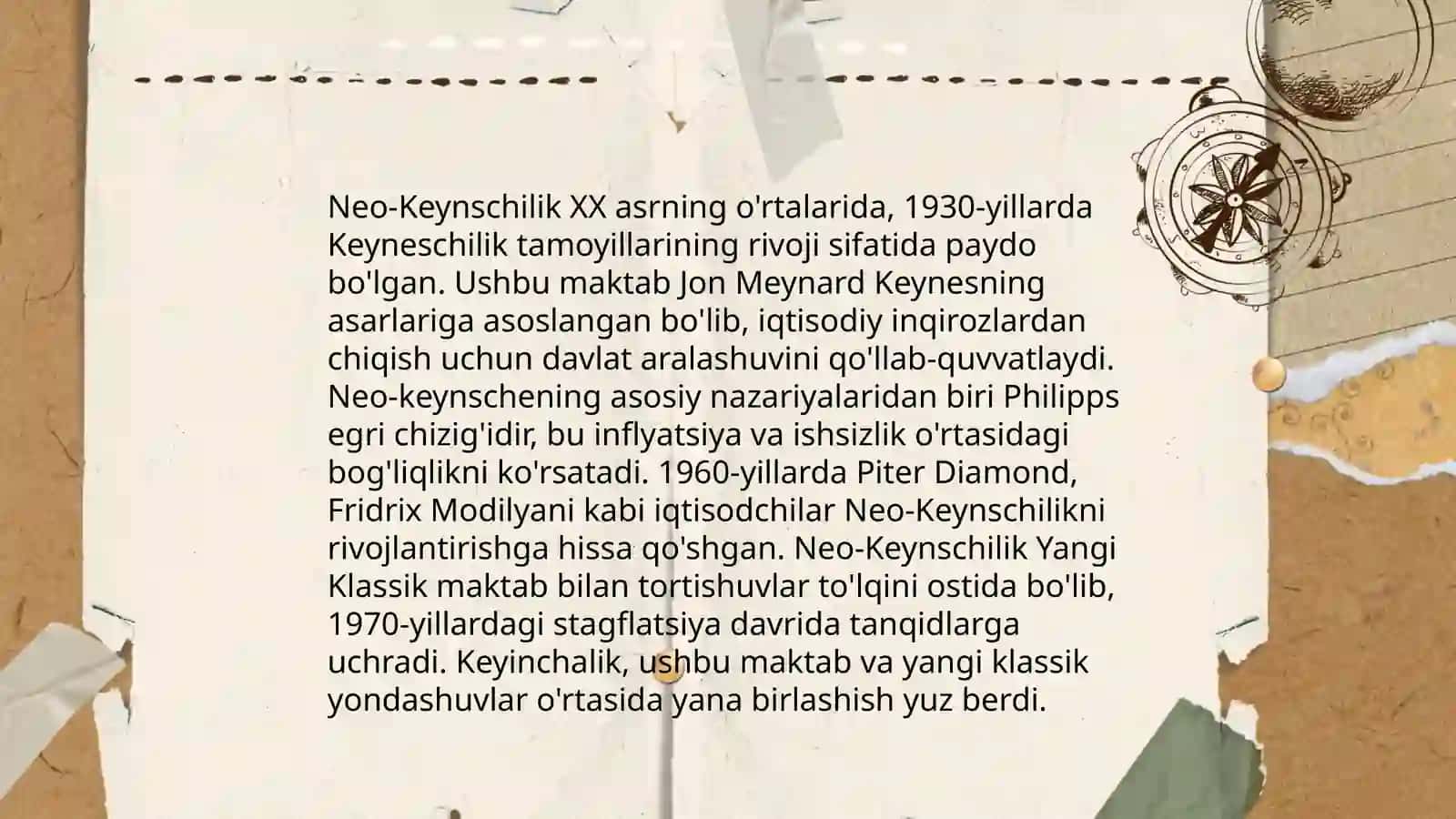 Neokeynschilik talimoti 4